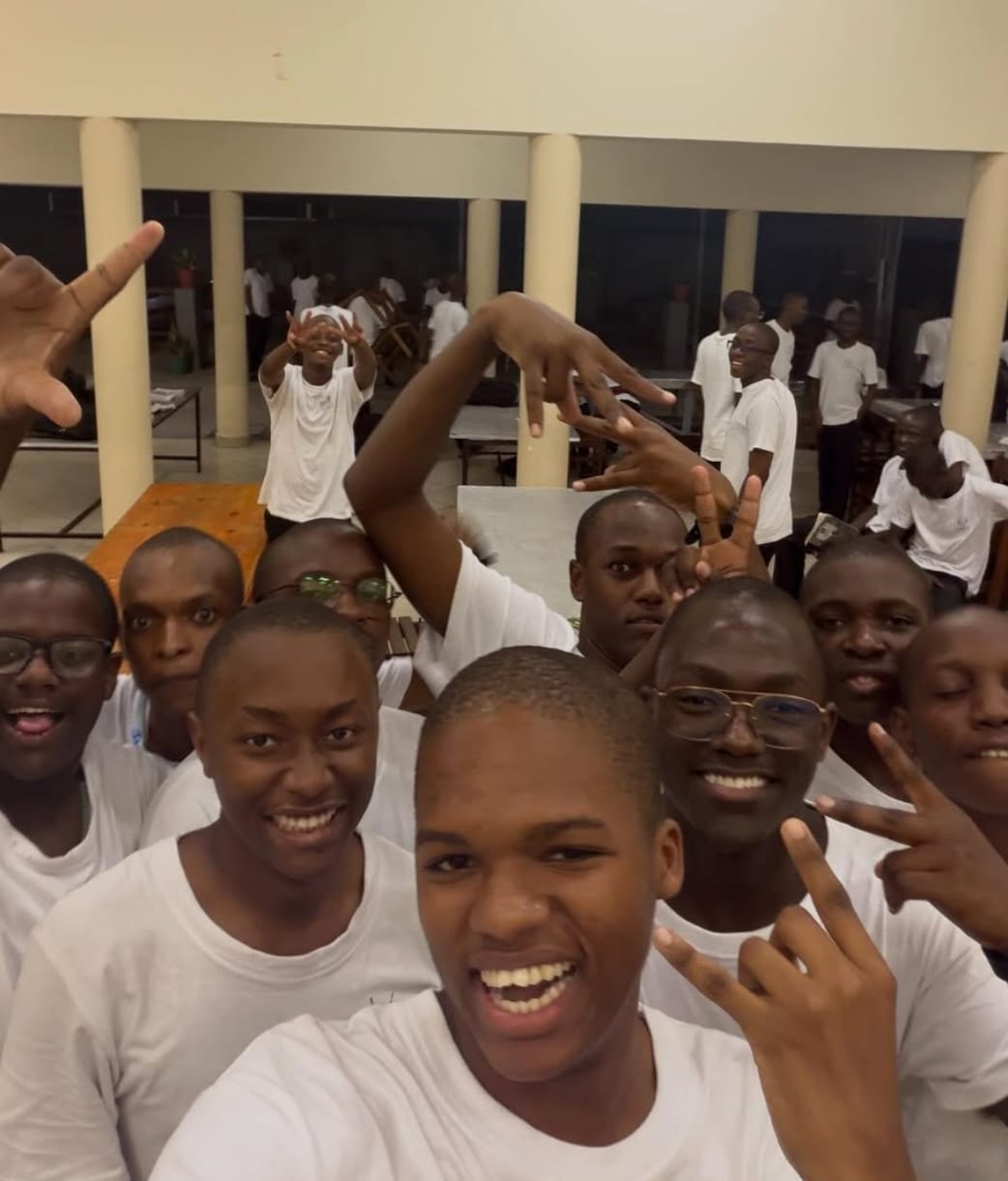 Marian Boys again, after evening study.